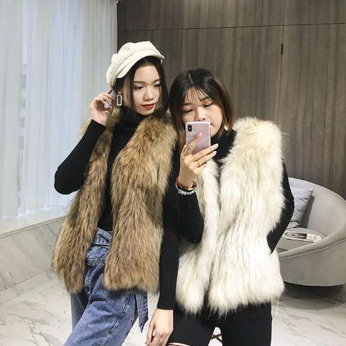 フェイクファーベスト レディース ベスト アウター 羽織 ノースリーブ Ｖネック ゴージャス エレガント おしゃれ お出掛け イミテーションファー カジュアル ホワイト ブラウン 白 茶 ベスト