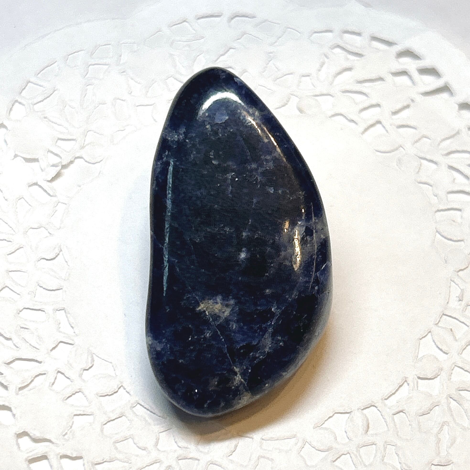 18036】ソーダライト タンブル ペブル Sodalite 天然石 磨き石 鉱物