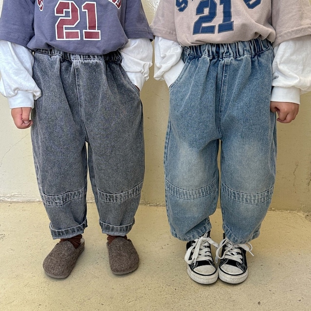 【KID】デニムオシャレロングパンツ