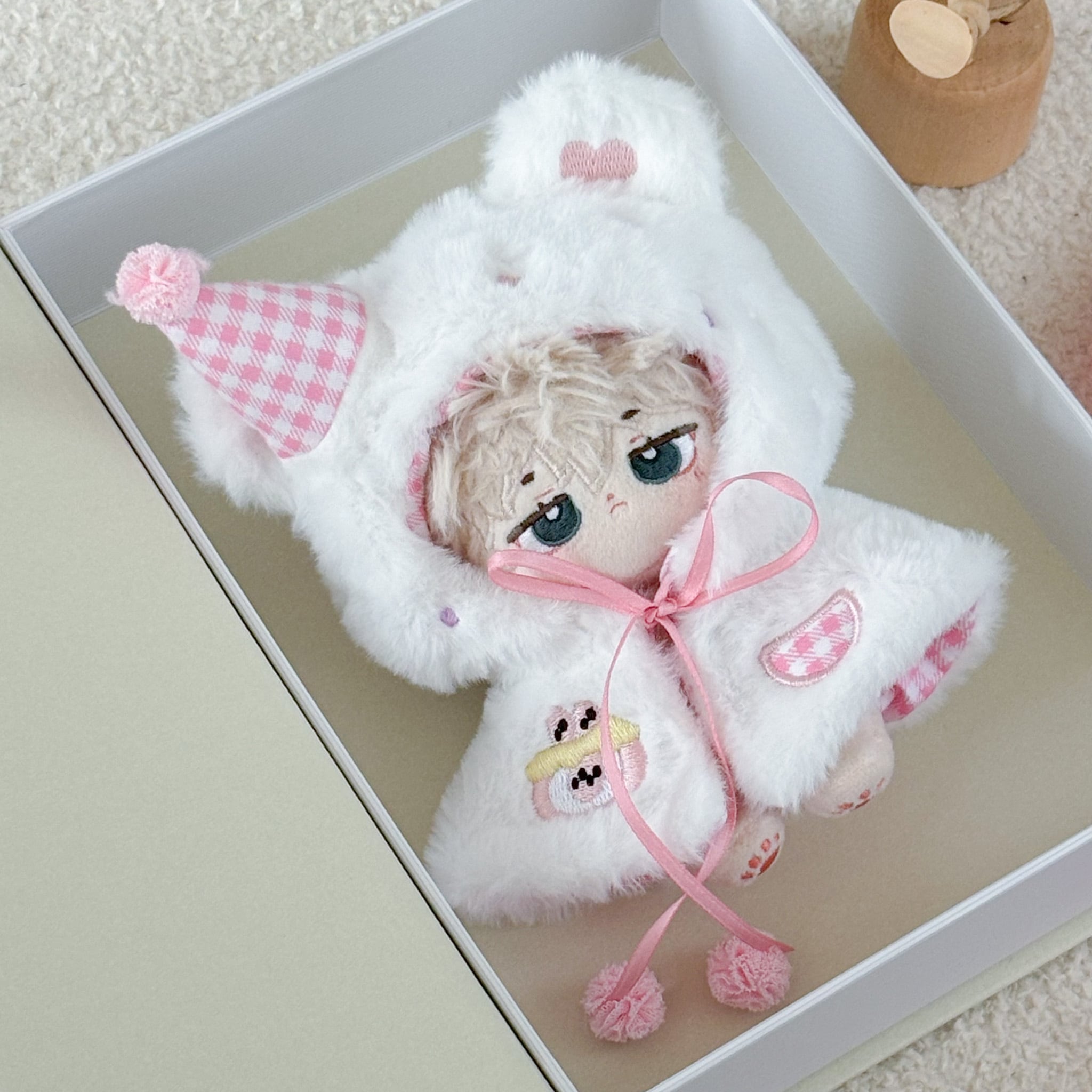 10cm 12cm ぬいぐるみ服 着せ替え マント ポンチョ ケープ 綿人形 棉花