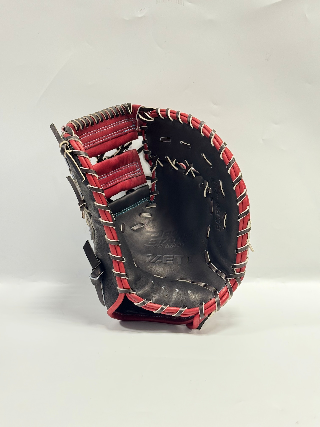 ZETT PROSTATUSーゼットプロステイタス michii supreme order 硬式グローブ ゼットミチイオリジナルグラブ 右投げ用 143型 (佐野恵太選手モデル) ブラック/ボルドーブラウン×ブラウン・画像7