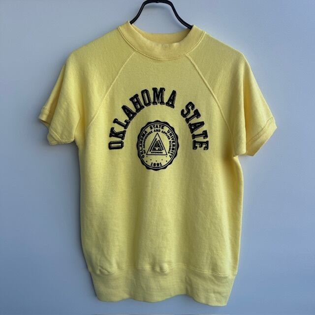60s〜 半袖ヴィンテージスウェット フロッキープリント NOS | 古着屋