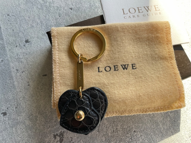 LOEWE ハートチャーム キーリング 箱付き　ロエベ   loewe