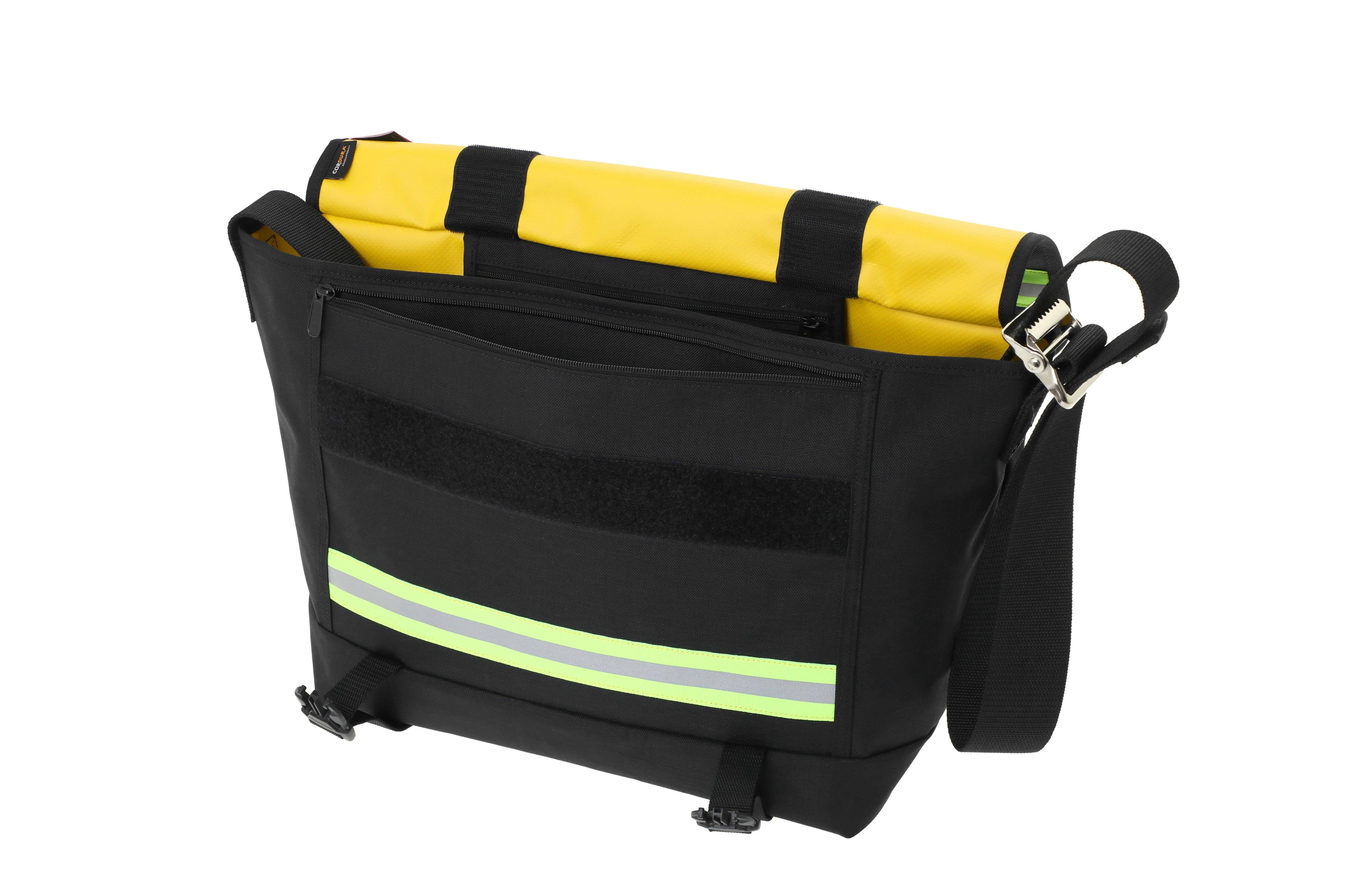 メメントリバラ売り ManhattanPortageCONNECT Pro Bike Messenger Bag with Stripes (MD