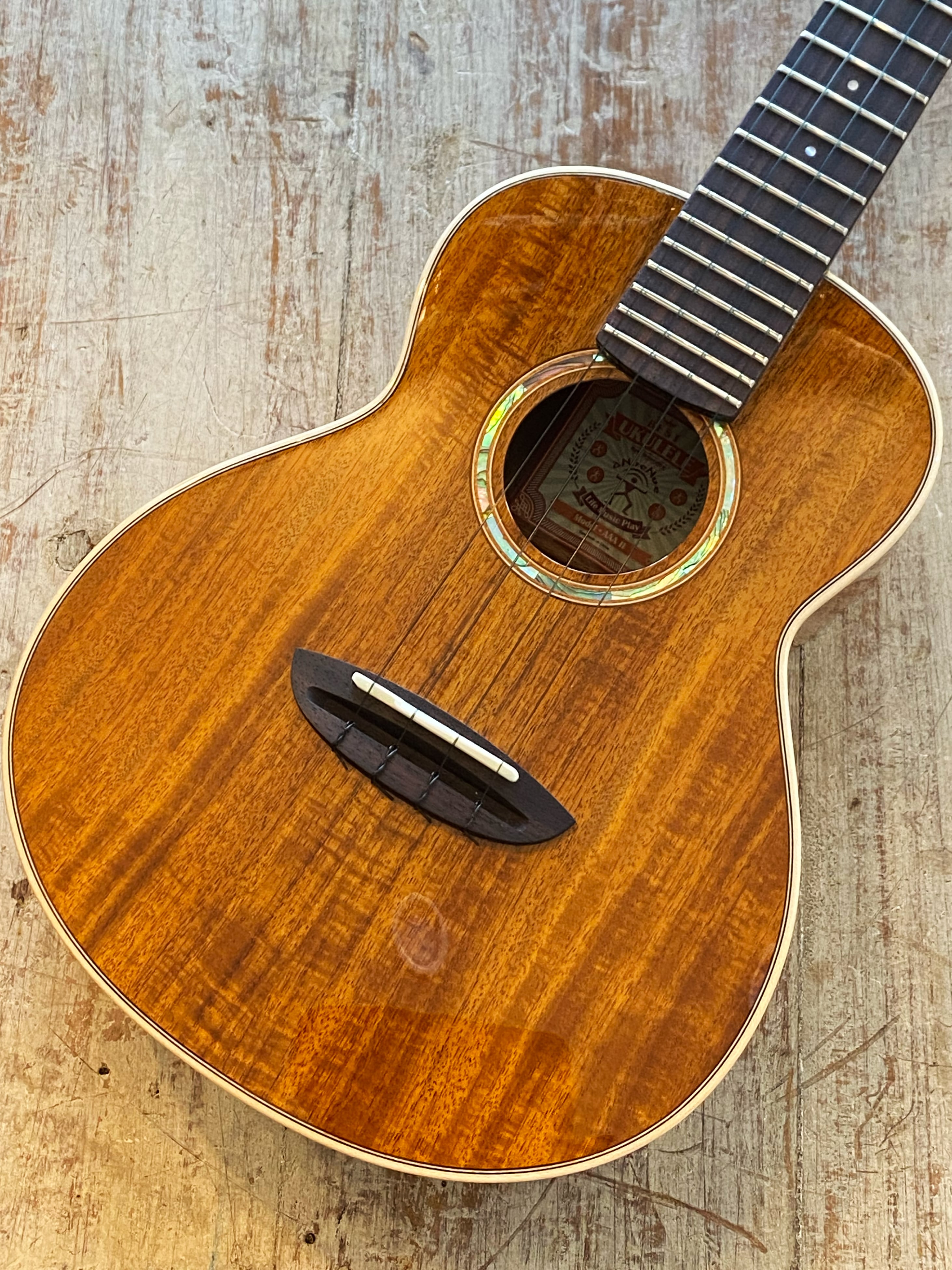 入門セット】葡萄細工のローズウッド製ソプラノ・ウクレレ【ウクレレ