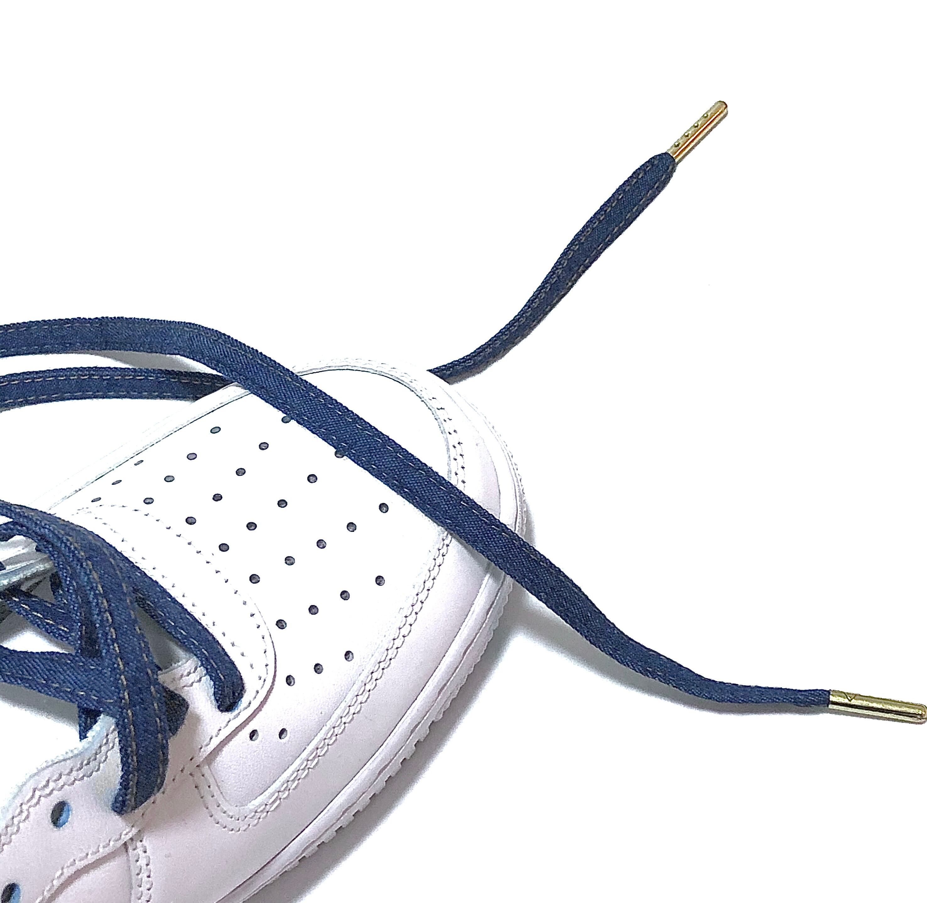 DENIM SHOELACES NAVY KICKSROCK