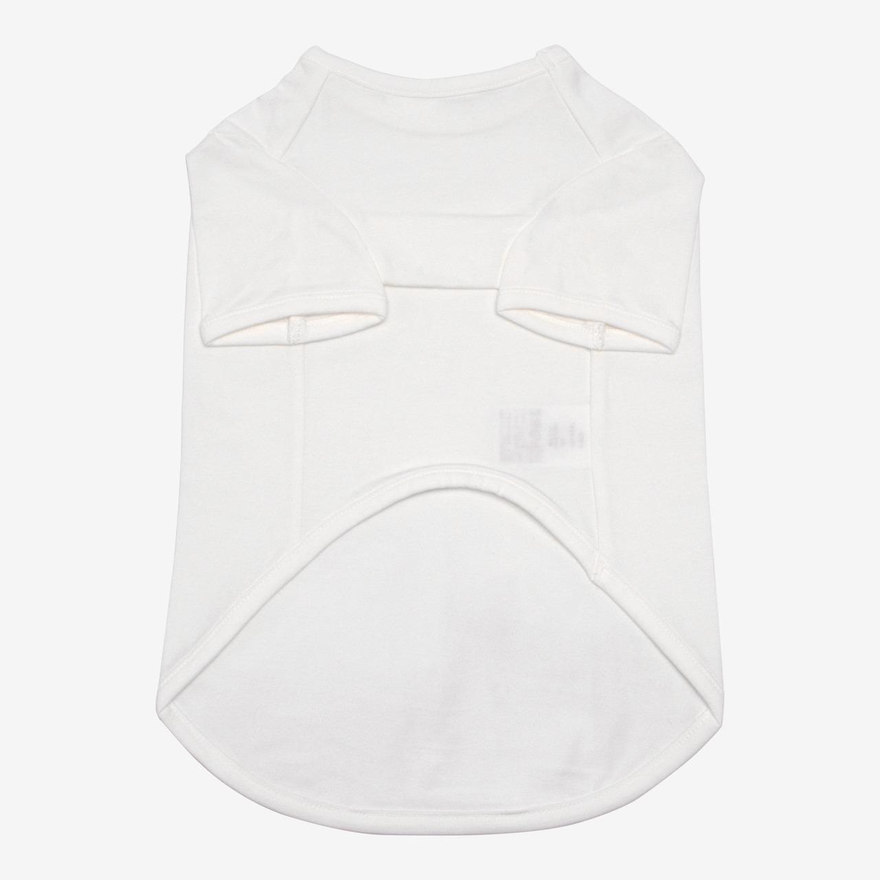 PET HALF SLEEVE T WHITE