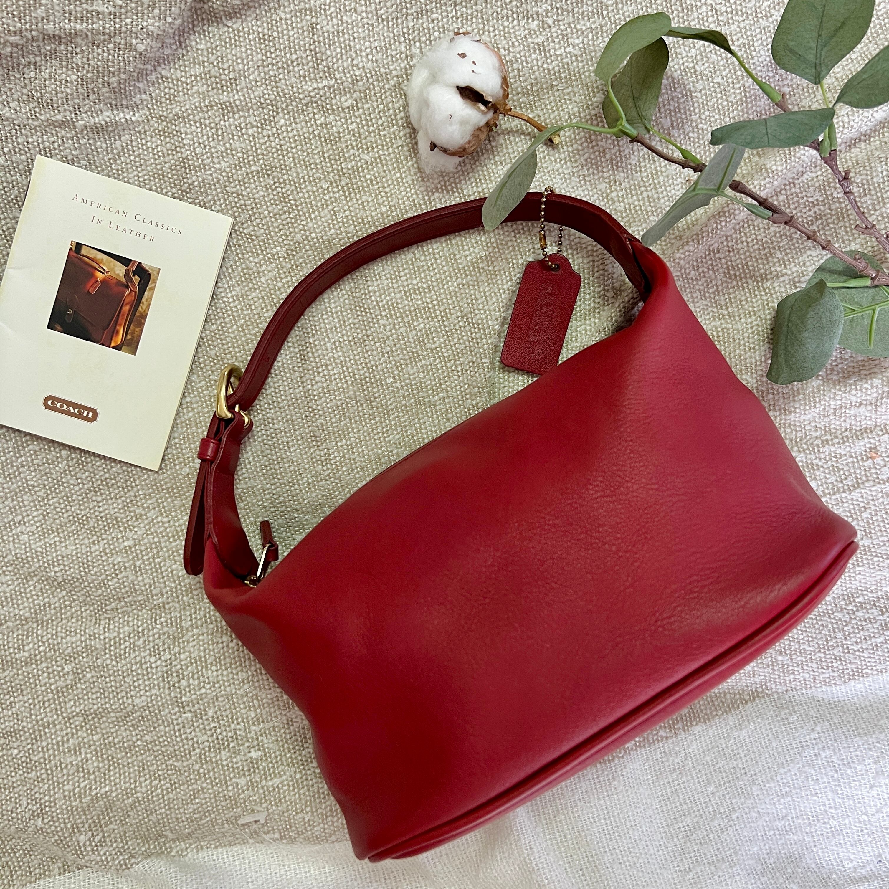 Vintage Coach №4145 LEGACY MINI SOHO 1999 Red | ONE VINTAGE