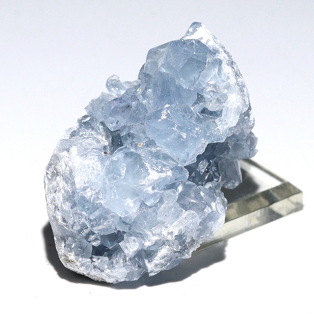 〔D470-48〕マダガスカル産 セレスタイト クラスター Celestite 天青石 セレスティン 浄化 置物【メール便不可】