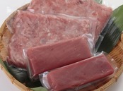 赤身と粗挽きたたき計400g