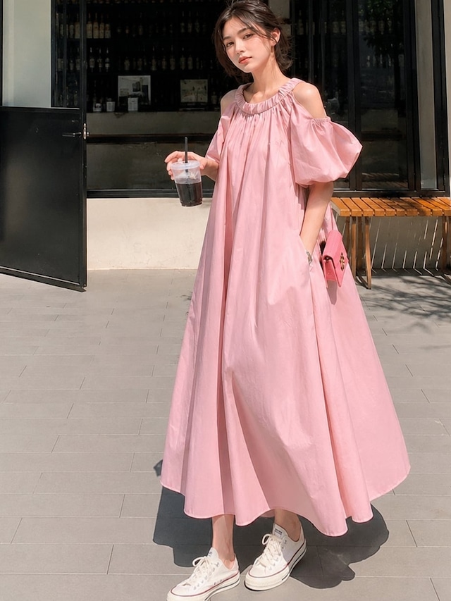Rosy Halo Maxi Dress＊S-317
