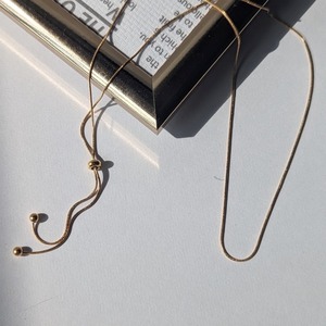 【再入荷】snake chain necklace 316L / スネイク チェーン ネックレス