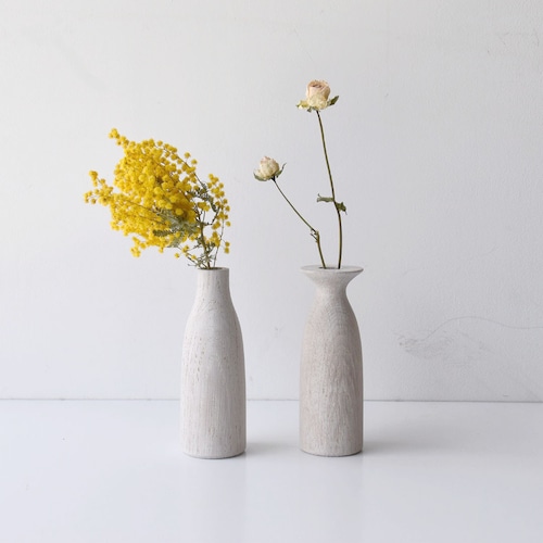 バレリーナ/ゼロホワイト flower vase 003. 　eNproduct