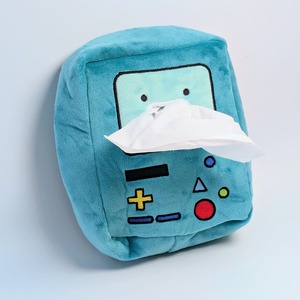 【 Adventure Time ( アドベンチャータイム ) 】 BMO ( ビーモ ) / ふかふかティッシュカバー やや小さめ♡ 〚アメリカン雑貨 アメトイ〛