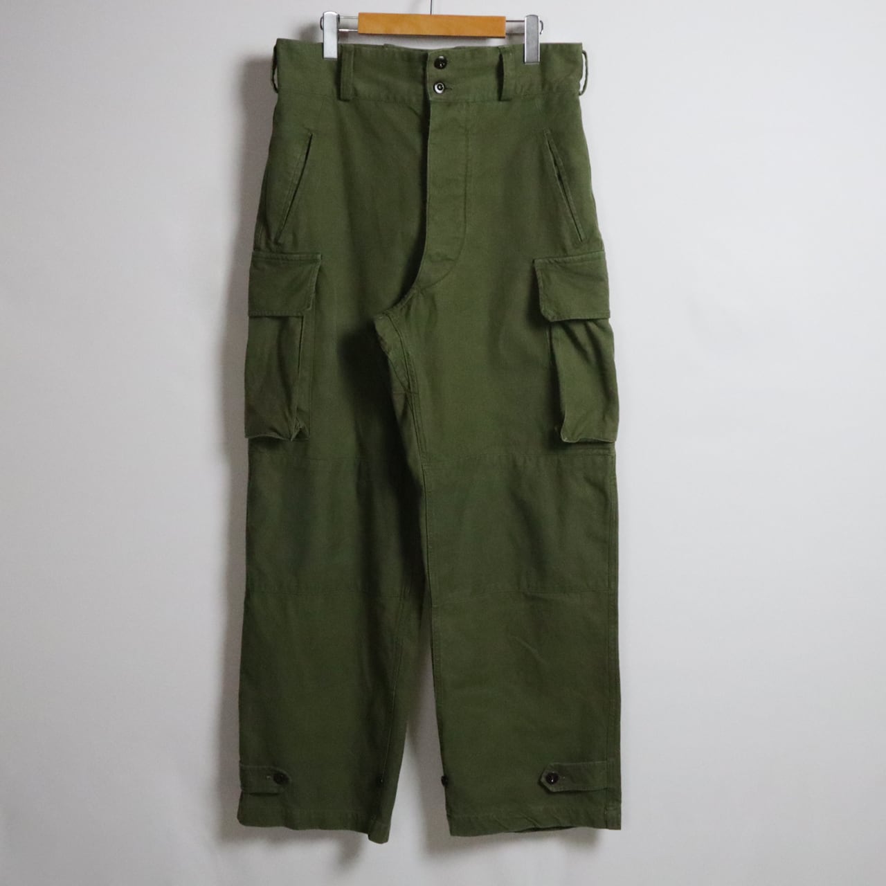 50's FRENCH ARMY M-47 TROUSERS SIZE33 前期 M47 カーゴパンツ | CADAL8