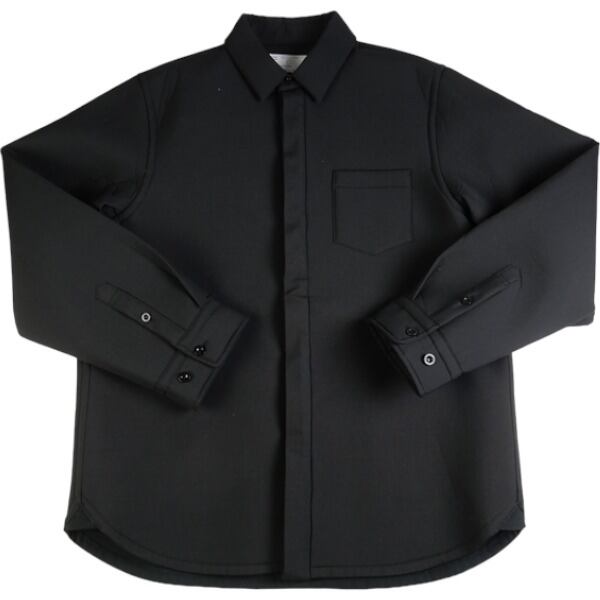 Size【3】 sacai サカイ 23SS Suiting Bonding Shirt Black 長袖シャツ 黒 【新古品・未使用品】  20784225
