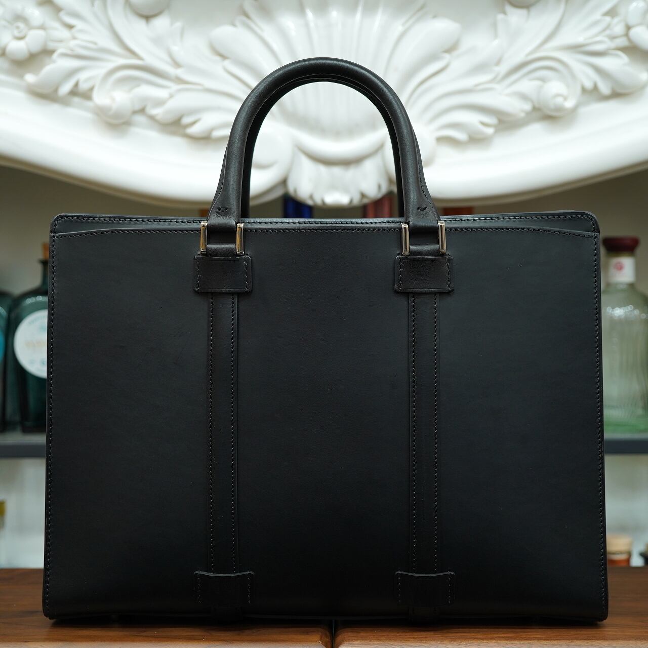 ル・ボナー 天ファスナーブリーフ ブラック