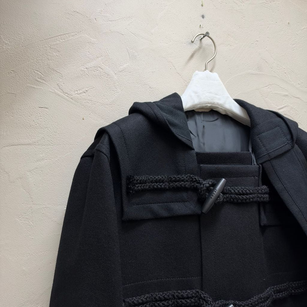 sacai サカイ 25AW Wool Melton Blouson ブルゾン 25-03846M ブラック