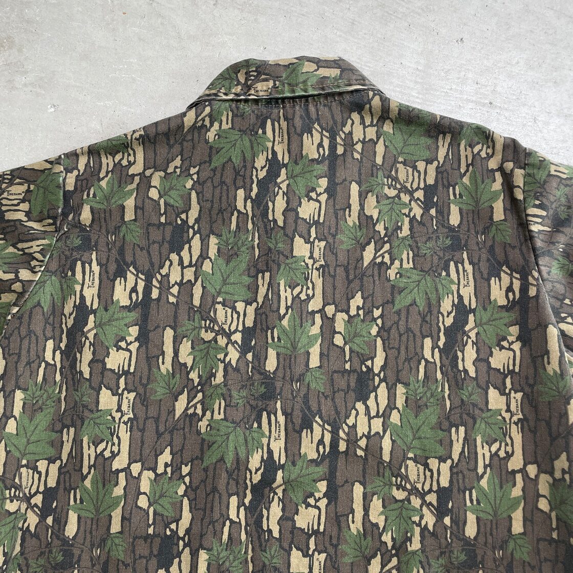 90年代 USA製 TREBARK リアルツリー カモ 迷彩 コンバットジャケット 