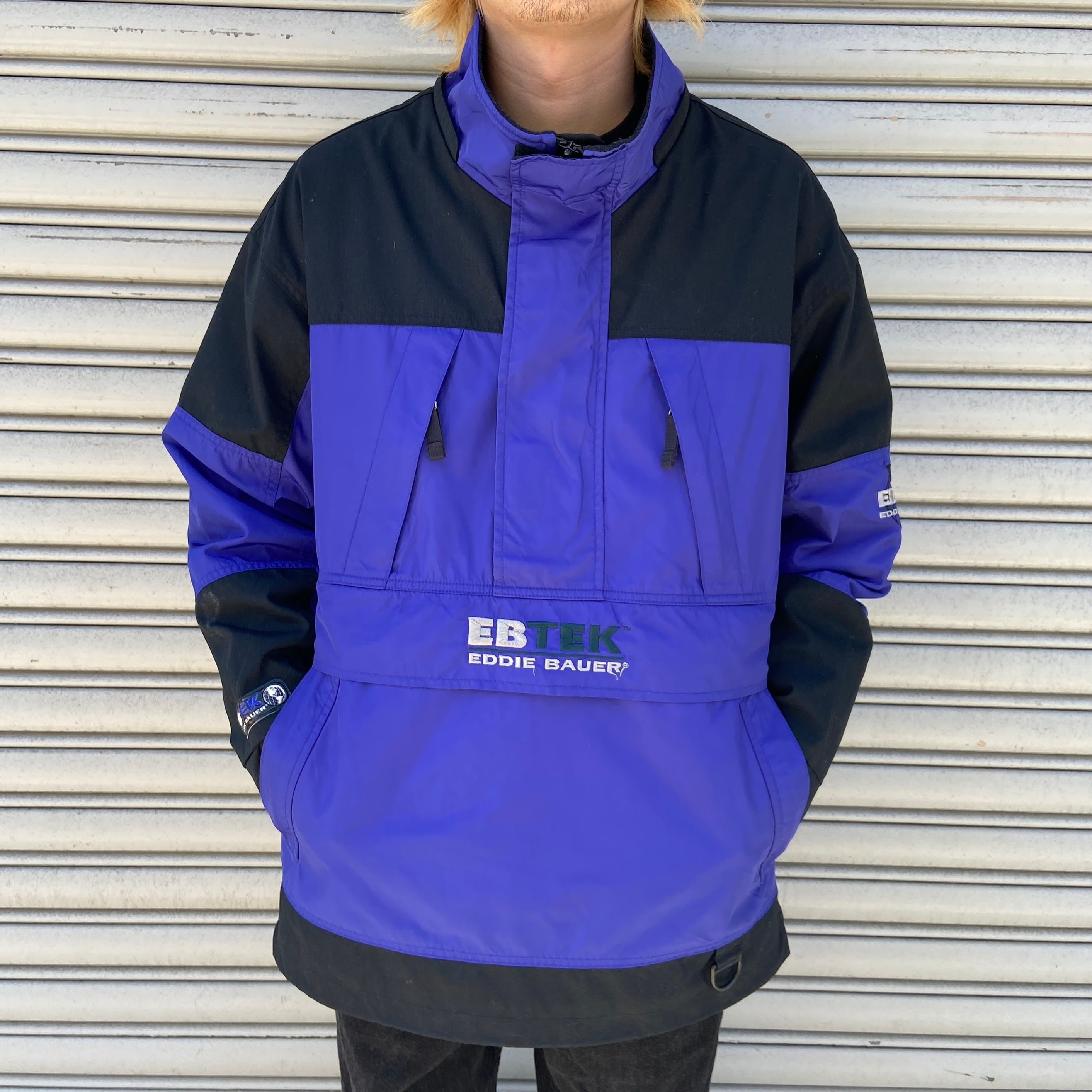 『送料無料』レア90s EddieBauer EBTEK ナイロンアノラックジャケット　S | 古着屋 Uan powered by BASE