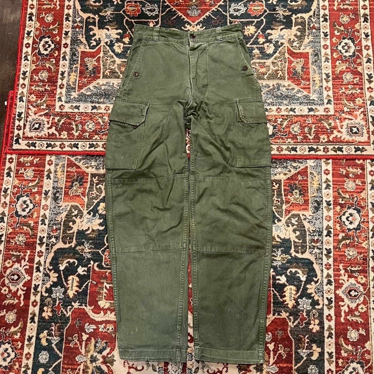 90s タイガーカモ カーゴパンツ 迷彩 リップストップ W104cm XL-R 90s タイガーカモ カーゴパンツ 迷彩 リップストップ W104cm XL-R