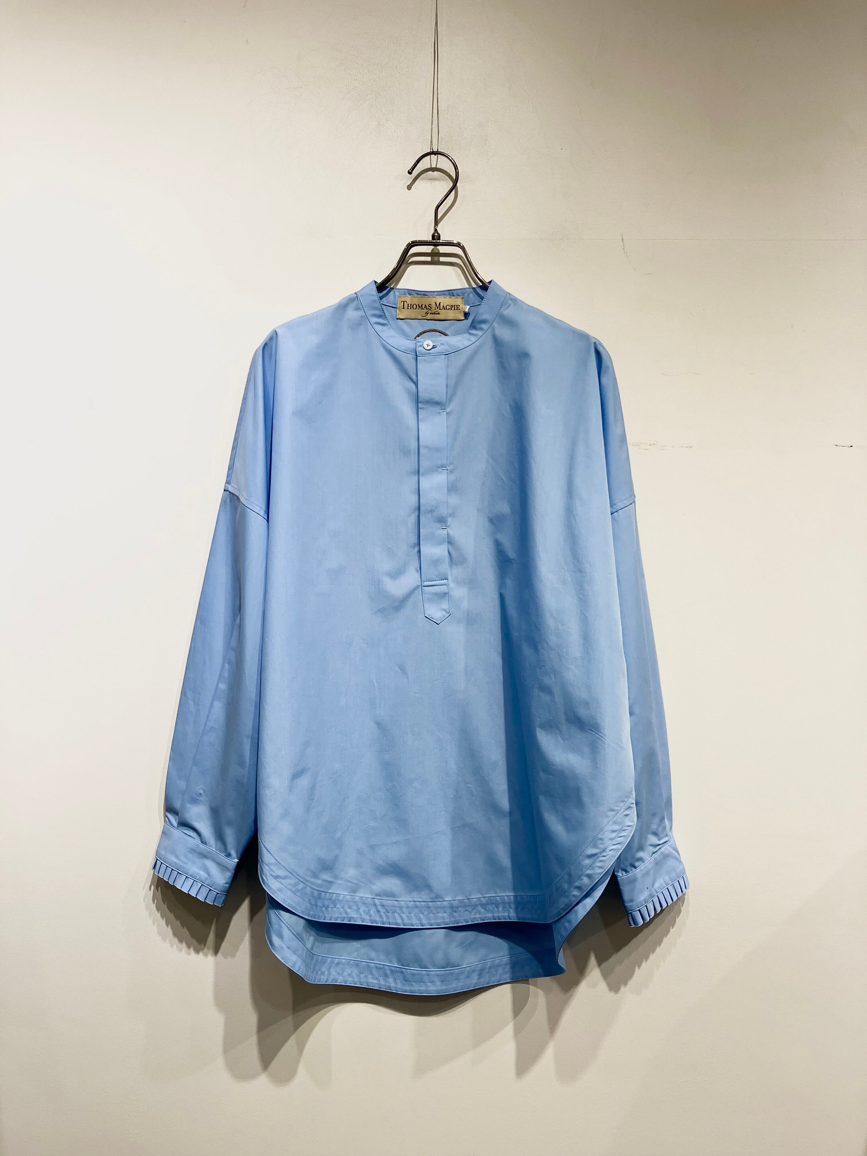 THOMAS MAGPIE ノーカラーシャツ