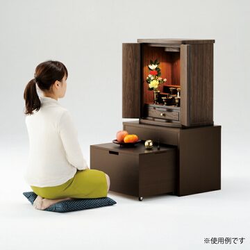 ミニ仏壇「つかさ」漆塗りワイン色仕上げ 国産品 | PAY ID