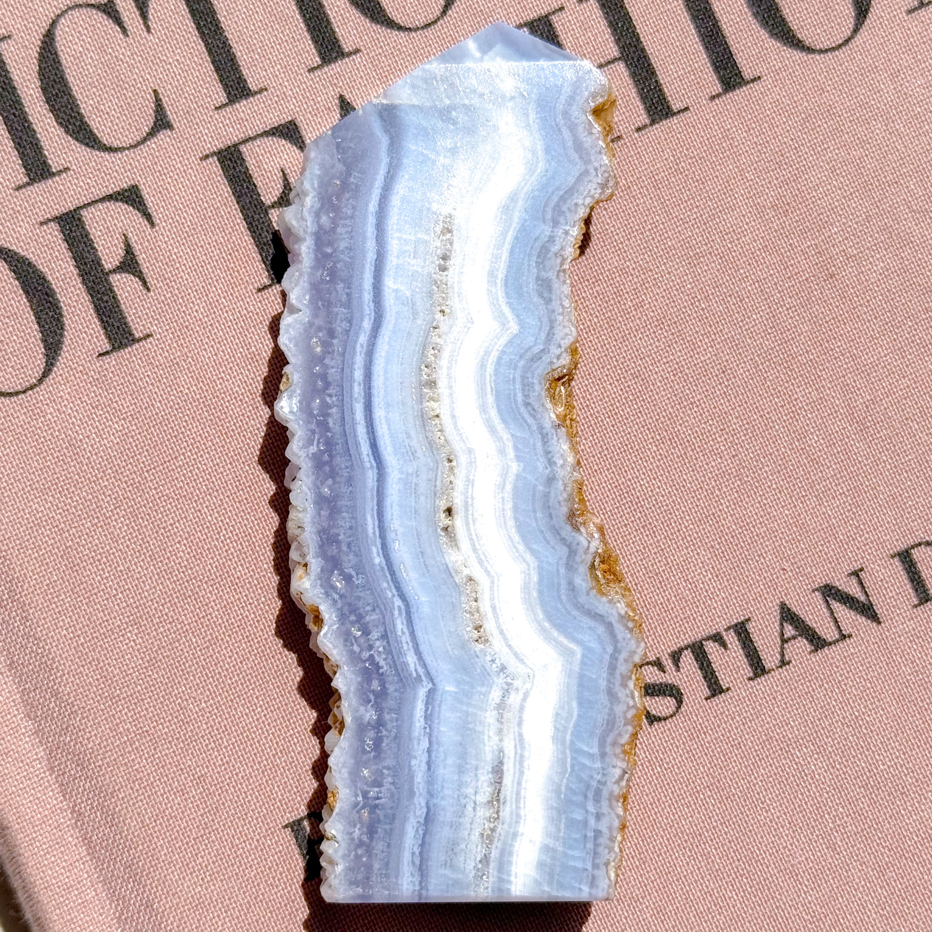 Blue Lace Agate Tower 2 ✧ ブルーレースアゲート