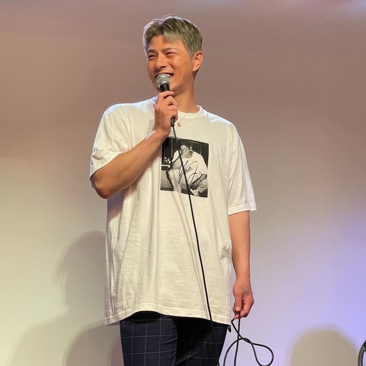 YOSHIKI MINATO  original print T-shirt（White）