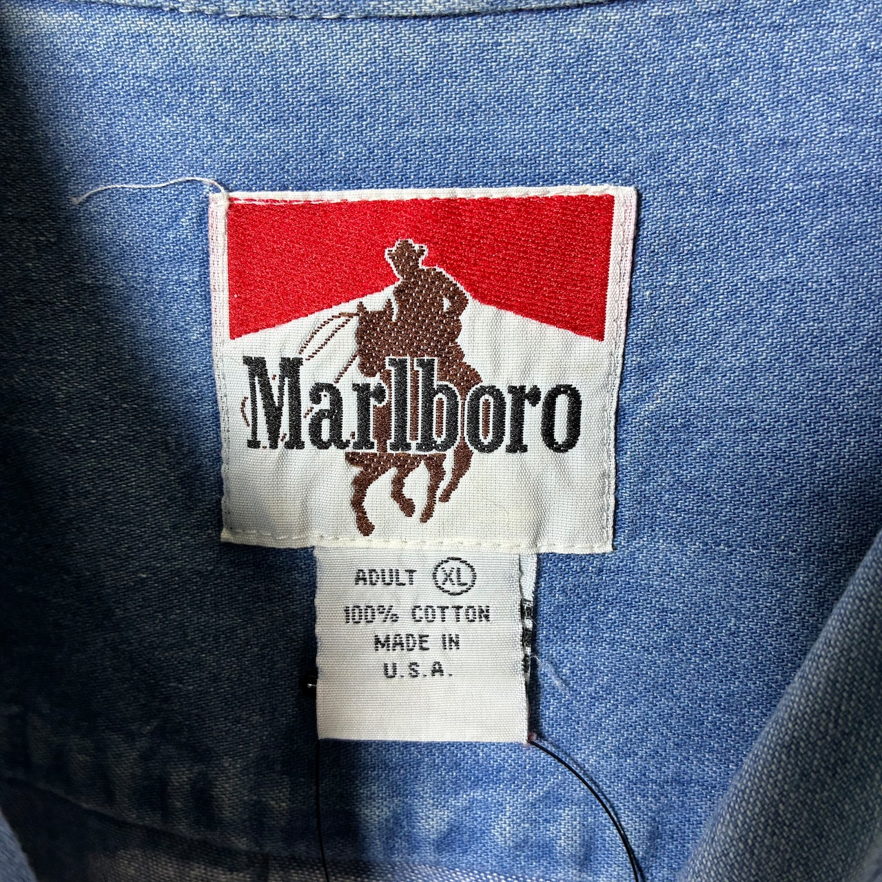Marlboro デニムシャツ 長袖シャツ マルボロ XL