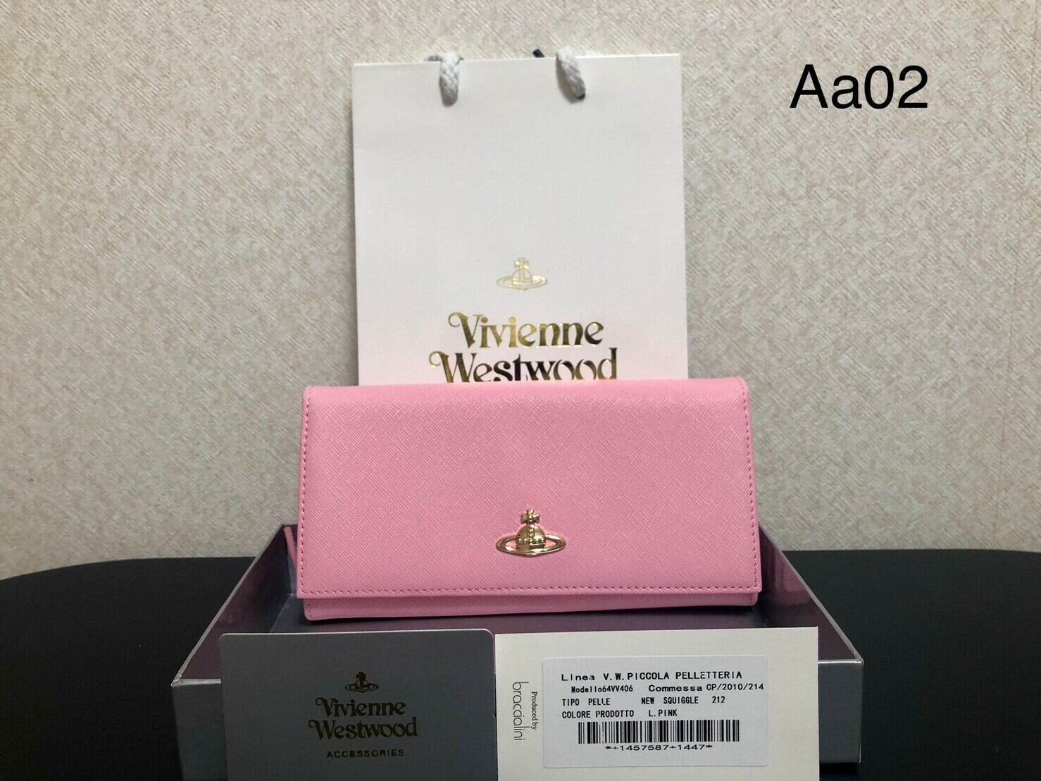 ヴィヴィアンウエストウッド 財布 ピンク 正規品 Dcbrand