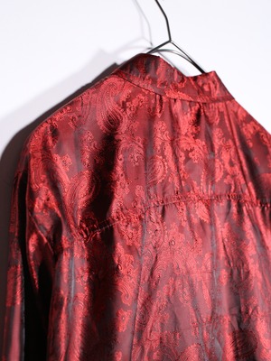 glossy paisley full pattern elegant shirt