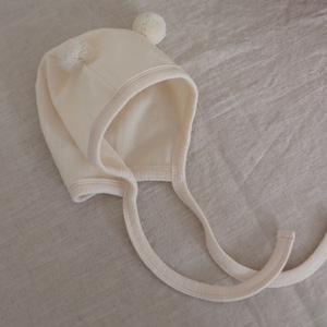 ( 即納 ) bear bonnet / peekaboo