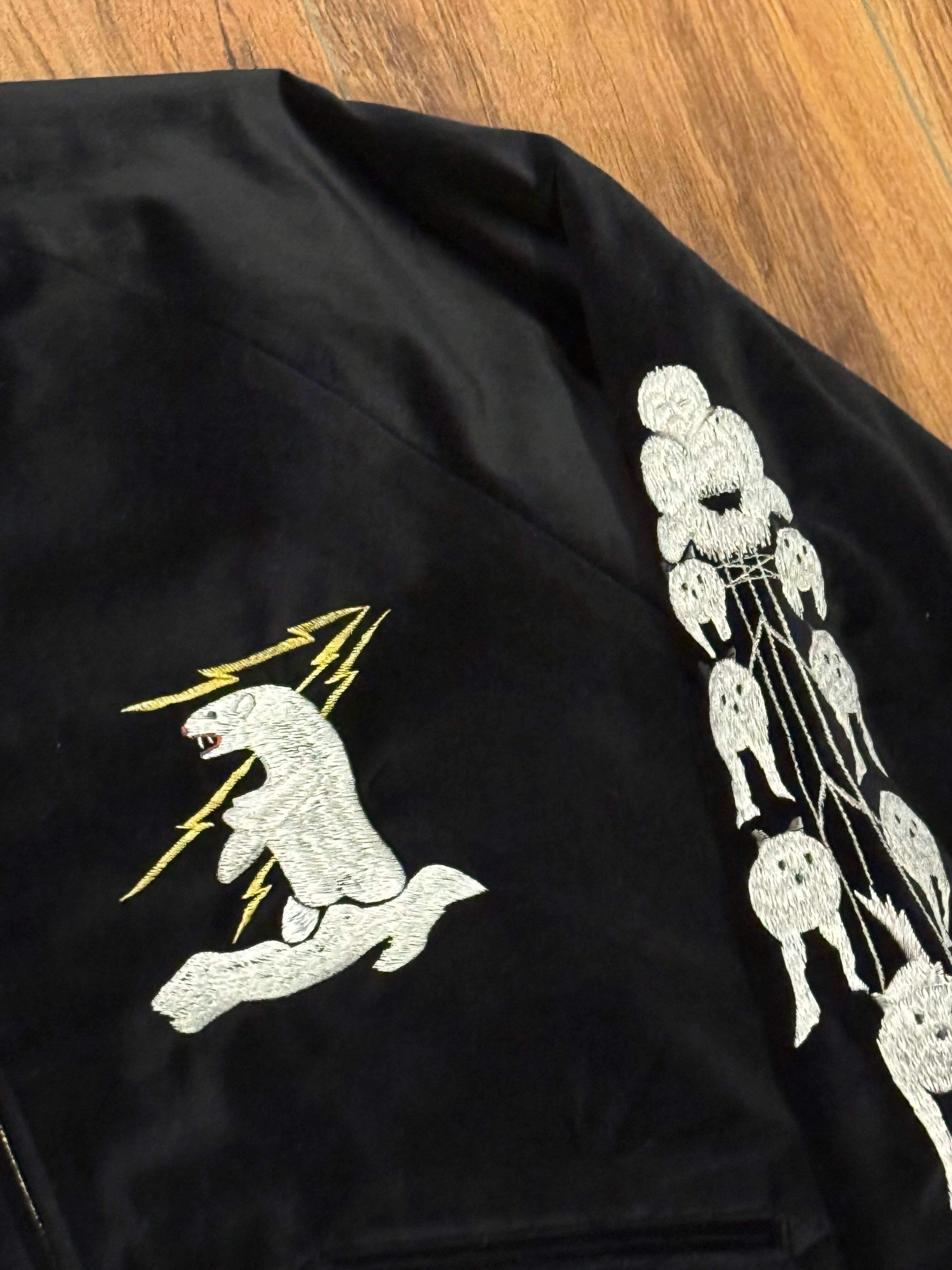 ALL BLACK LIMITED THREEFACE SOUVENIR JACKET 'ALASKA' | vintage