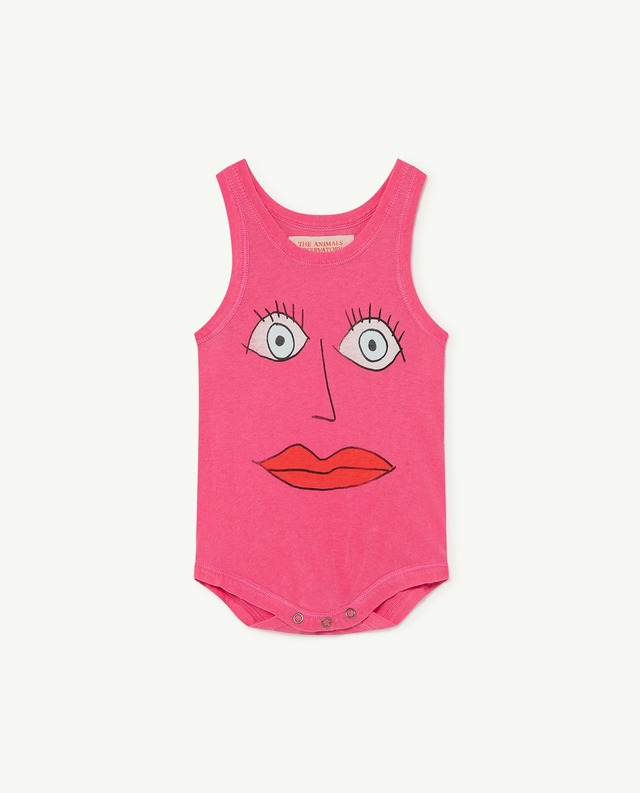 【22SS】the animals observatory ( TAO )TURTLE BABY BODY PINK FACE ロンパース