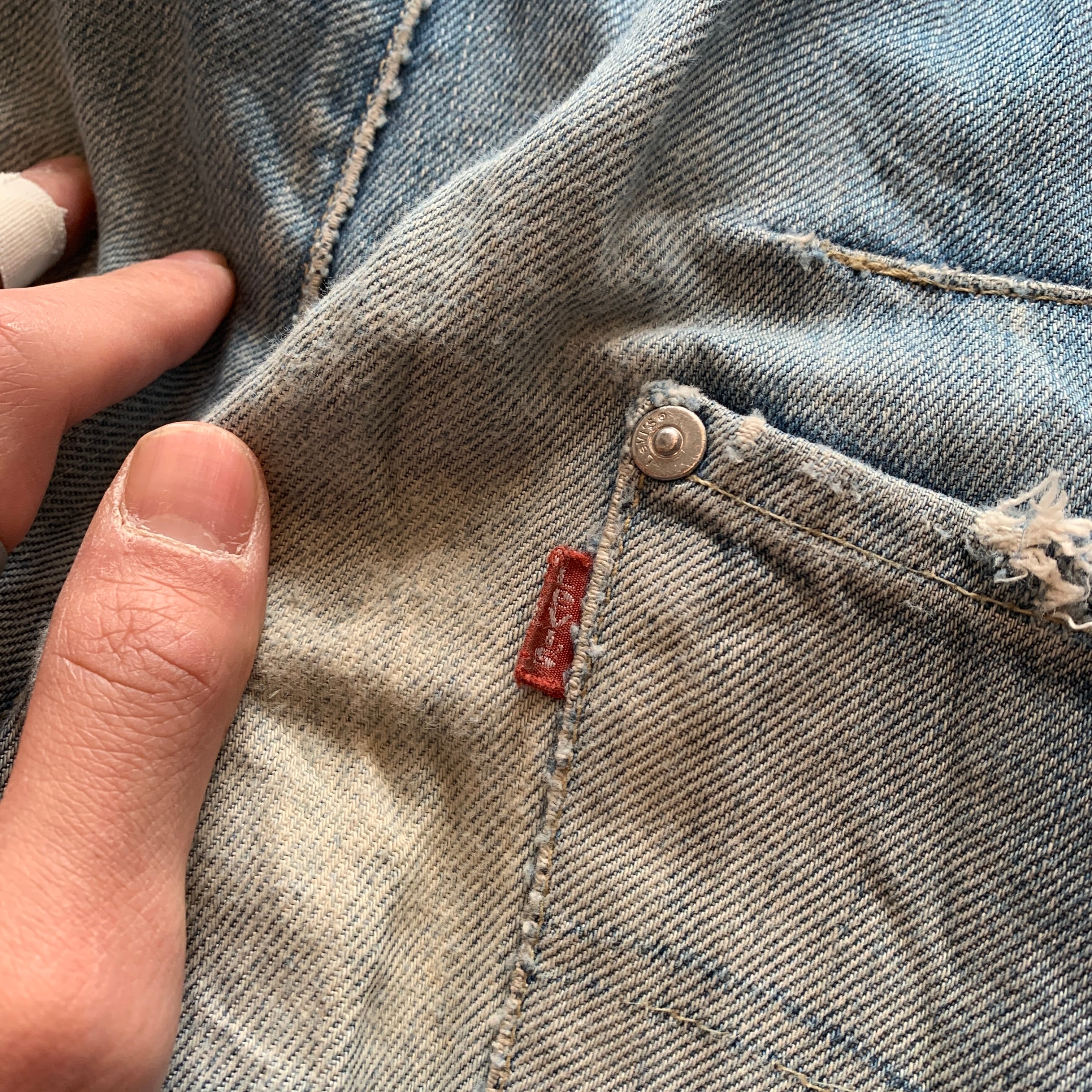 00s Levi's 501XX damege selvedge denim(How did guys in the 00s Levi's 501XX damege selvedge denim(How did guys in the