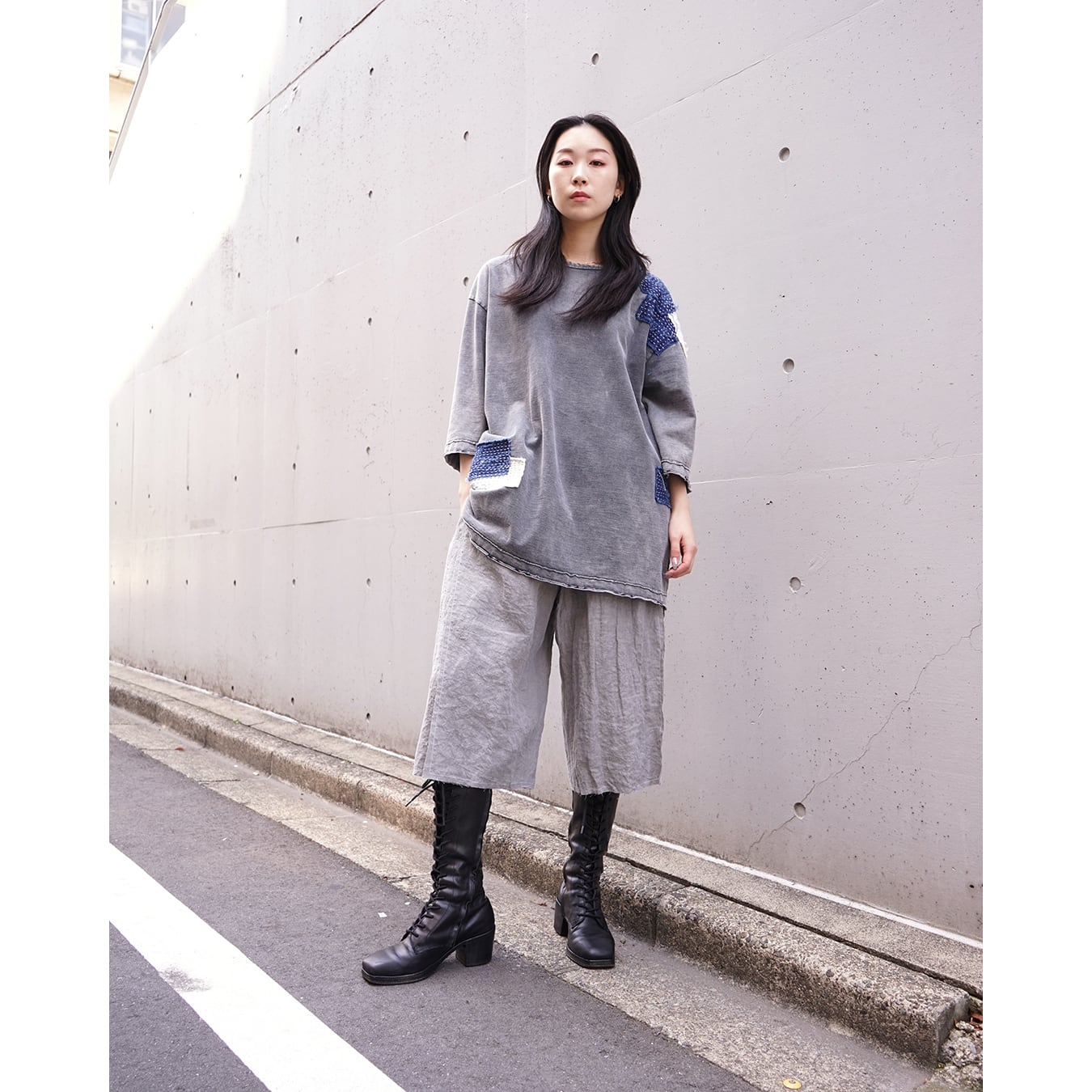 kujaku] (クジャク) P-678 layered half pants | Clique Tokyo