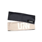 Reversible head band Gray / Cream