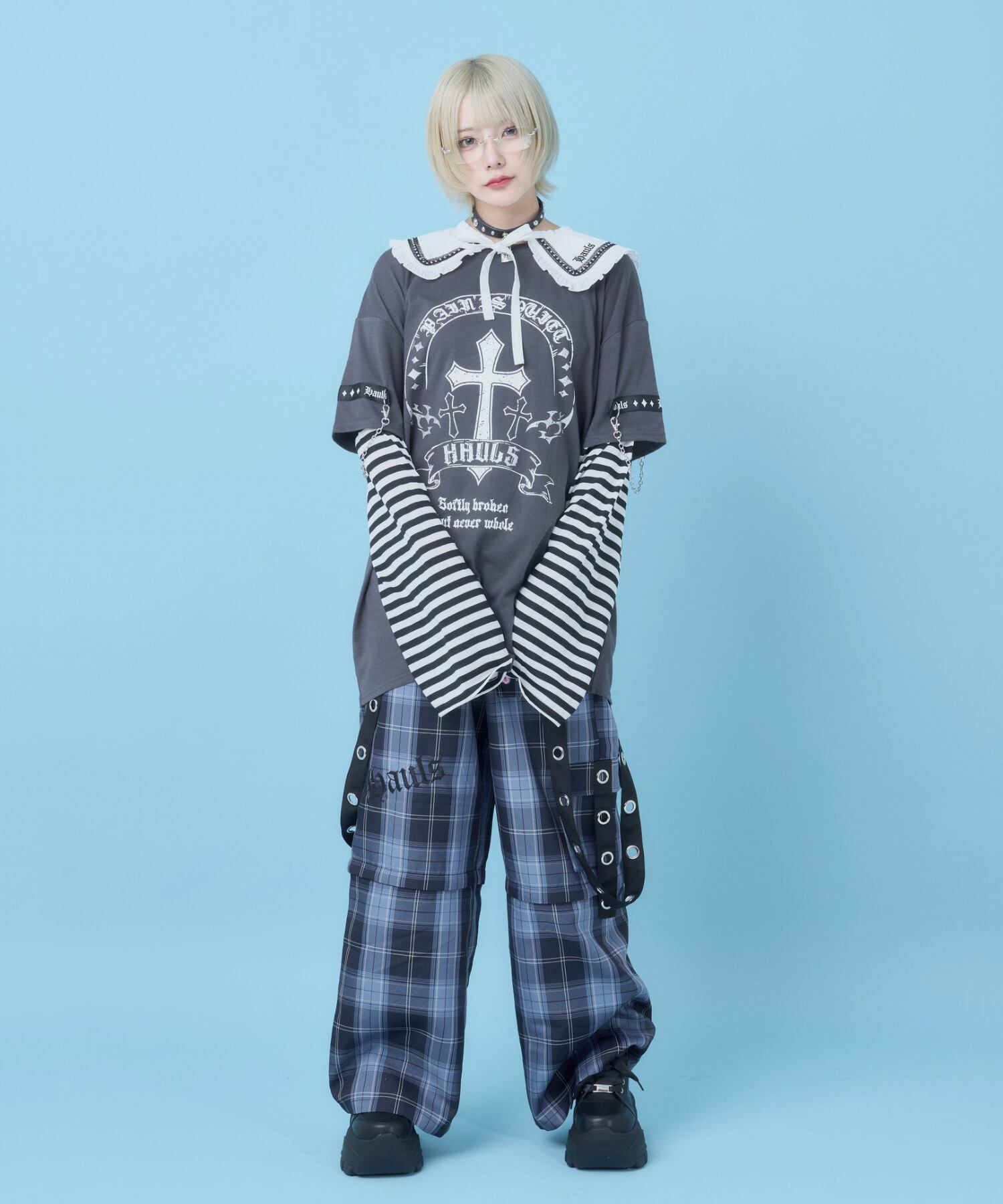 はとめベルトワイドパンツ | Hauls