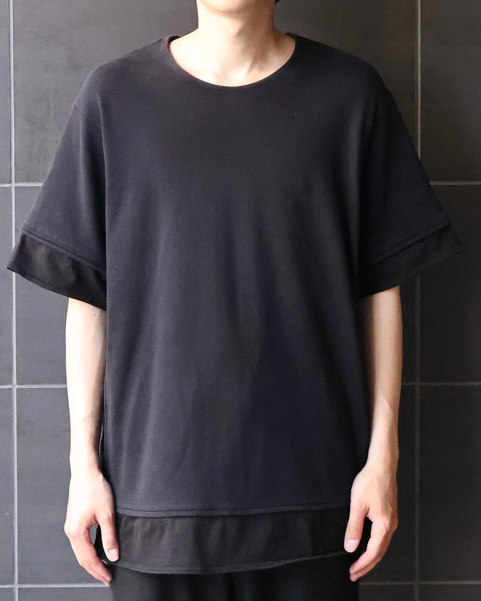 COMME des GARÇONS homme plus】oversize layered top | blendmarket
