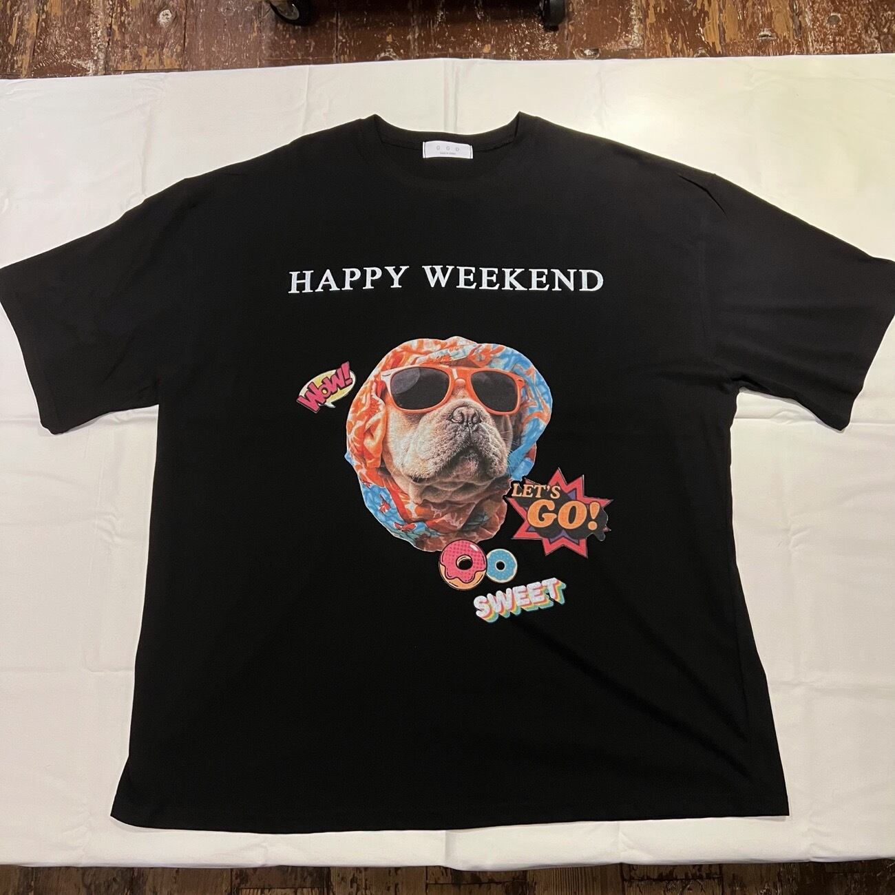 【新品未使用】weakend Tシャツ happy サイズ1