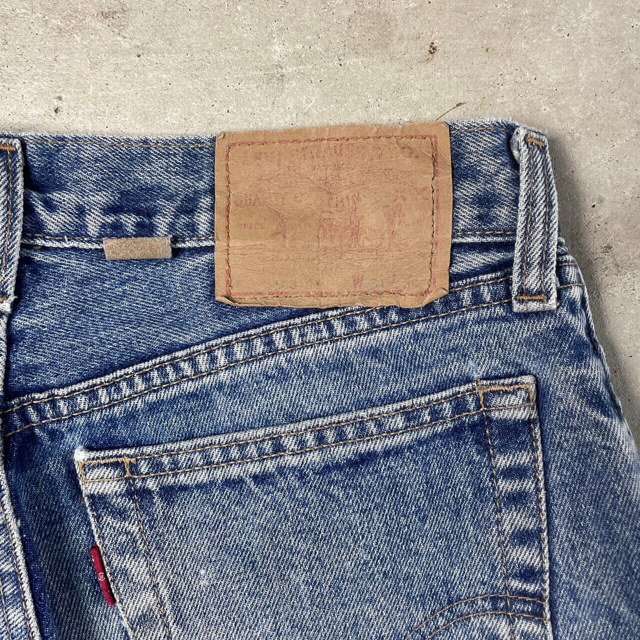 80年代 英国製 Levi's ユーロリーバイス 603 ストレートデニムパンツ