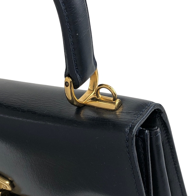 GUCCI グッチ ハンドバッグ ネイビー レディロック レザー 000・2110・0211 2WAY vintage ヴィンテージ オールド 5yyupi