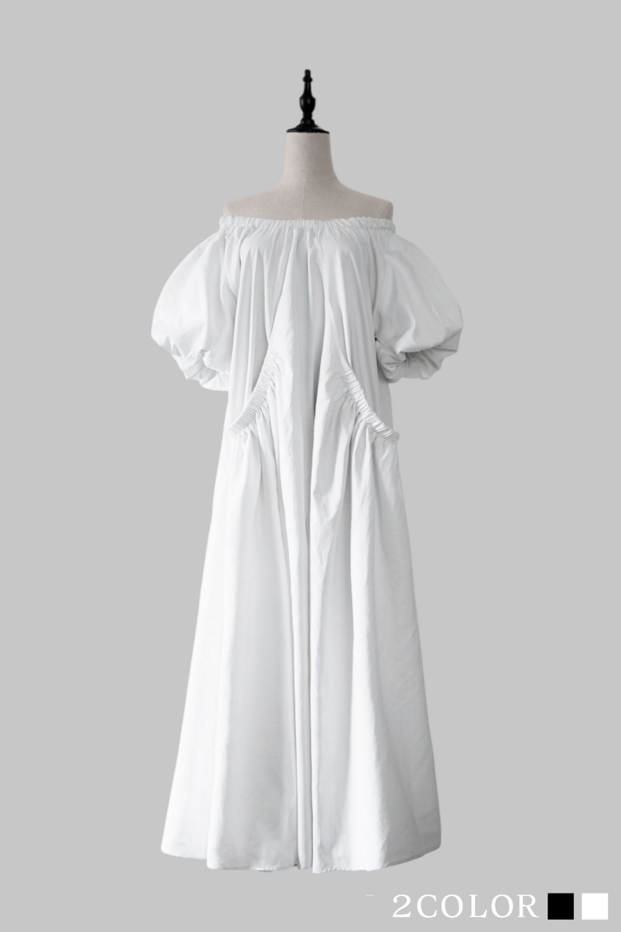 【低身長〜平均身長】クラシックシルエット2Way Dress