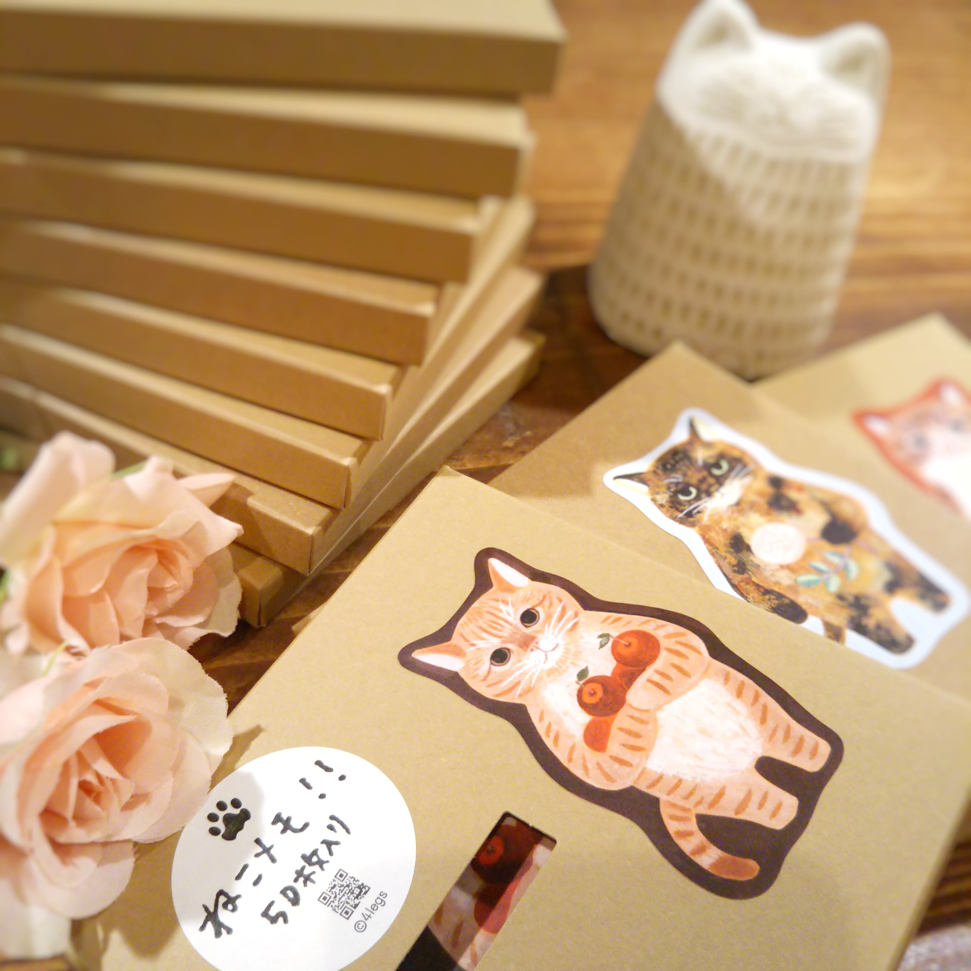 ねこメモ 箱入り | 旭川の薪ストーブ コロポックル