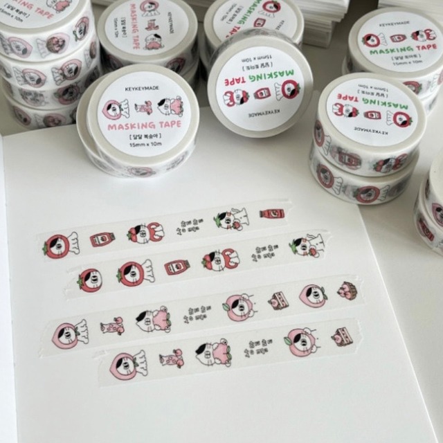 ★予約 KEYKEYMADE 〔masking tape -2種類 甘いマステ-〕