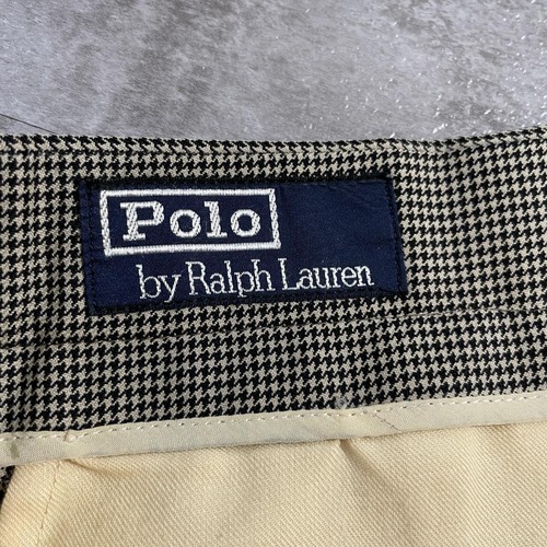 80-90s Polo by Ralph Lauren チェック slacks 詳細写真2