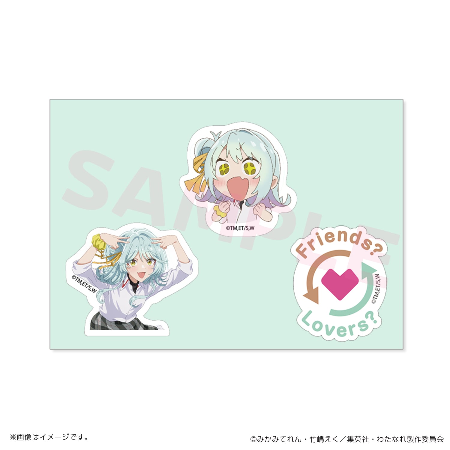 わたなれ】ダイカットステッカーセット（全5種） | studioMOTHER