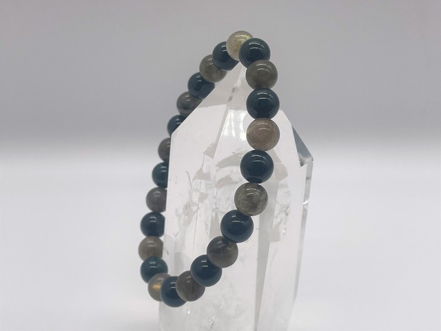 スタンダードブレスレット（ブラッドストーン・ラブラドライト）