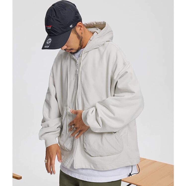 ★PURE COTTON SWEATSHIRT JACKET　　　A0816